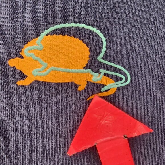 Disney Spirt Jersey Child Small Shirt I Love Dinos Dinosaurs Graphic Navy Blue - Picture 9 of 10